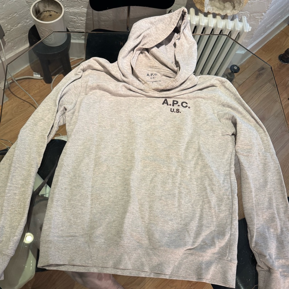 APC US grey hoodie